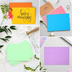 Enveloppes colorées 5x7 format A7 pour invitations de mariage, photos imprimables, cartes postales, cartes de vœux, envoi postal, papier ordinaire, auto-adhésives - Product Image 5