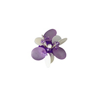 Patchs de fleurs en acrylique faits à la main, perlés, 3D, colorés, avec paillettes et strass, sur base en feutre, pour costumes de scène, sacs, chaussettes et chaussures