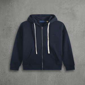 Autumn Winter Sportswear Men's Fleece Pullover Hoodie Breathable Oversized Luxury Pocket French <b>Looped</b> Heavy Blank Solid 340g - Product Image 3