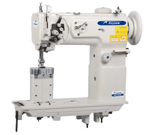 AS1760N Post Bed Compound Feed Double Needle Heavy Duty Lockstitch <b>Sewing</b> <b>Machine</b> - Product Image 2