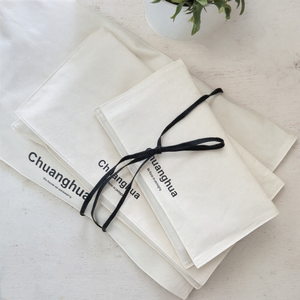 Organic Cotton <b>Envelope</b> Pouch with Custom Logo Cotton <b>Envelopes</b> for Clothes Wallet Handbag <b>Gift</b> Packing Reusable Cotton Dust Bag - Product Image 4