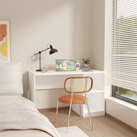 Meilleure vente bureau d'étude multifonction en bois blanc bureau d'ordinateur ergonomique moderne avec armoire pour salle d'étude