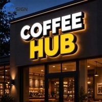 Letras LED con Certificación CE y RoHS, IP65, Iluminación Frontal y Trasera, Letras de Canal, Letrero Comercial, Letrero Exterior, Letrero para Tienda