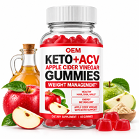 Gummies Keto ACV au vinaigre de cidre de pomme Clean Label pour l'énergie, le métabolisme, la santé des cheveux, de la peau et des ongles pour adultes – Fourniture en gros OEM
