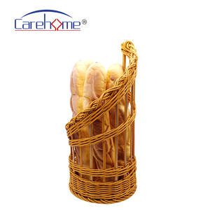 ตะกร้าขนมปังพลาสติก PP สีน้ำตาลอ่อนอเนกประสงค์เป็นมิตรกับสิ่งแวดล้อม D28 * 58ซม. สำหรับ<span class=keywords><strong>ร้าน</strong></span>ทำขนมปัง - Product Image 1