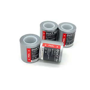 Good quality High adhesive Multipurpose Bulk IFAK Heavy Duty Emergency Shinny Silver 5*400cm Custom Duct Tape Jumbo Mini Roll