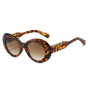 Gafas de Sol de Diseño para Mujer 2025, Tendencia, Logotipo Personalizado, Marcas Famosas, Alta Moda, Protección UV400, Montura Completa, Forma Ovalada, Novedad - Product Image 4