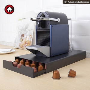 Organisateur moderne en métal pour <span class=keywords><strong>capsules</strong></span> K-Cup, <span class=keywords><strong>Dolce</strong></span> <span class=keywords><strong>Gusto</strong></span>, Nespresso, support pour 45 <span class=keywords><strong>capsules</strong></span>, support pour dosettes de café, <span class=keywords><strong>tiroir</strong></span> de rangement - Product Image 3