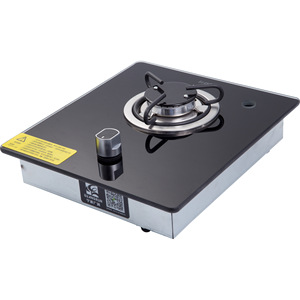 Cuisinière à gaz GR-B001 pour camping-cars et yachts 290*325*70mm Verre trempé avec acier inoxydable Composants et systèmes de camping-car - Product Image 2
