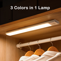 Éclairage LED moderne sous armoire avec détecteur de mouvement, rechargeable, sans fil, magnétique, pour cuisine, placard, armoire, support OEM ODM