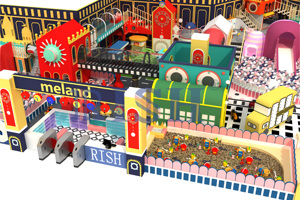 <span class=keywords><strong>Manège</strong></span> professionnel pour parc d'attractions, chevaux de carrousel, équipement de terrain de jeu intérieur pour enfants avec piscine à balles - Product Image 6