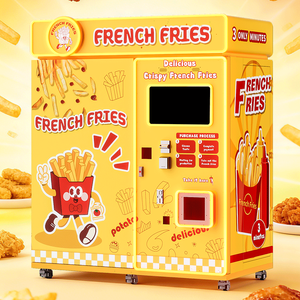 Máquina Expendedora Automática de Comida Rápida, Papas Fritas, Máquina Expendedora Comercial para Exteriores Totalmente Automatizada para Nuggets de Pollo - Product Image 4