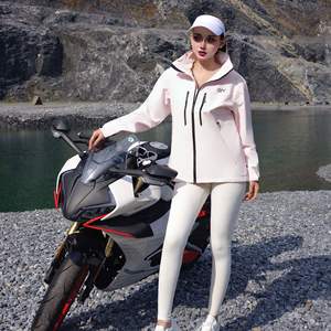 Veste d'extérieur unisexe coupe-vent pour femme, style populaire, manteau d'hiver personnalisé à capuche, imperméable et résistant au froid pour l'automne - Product Image 3