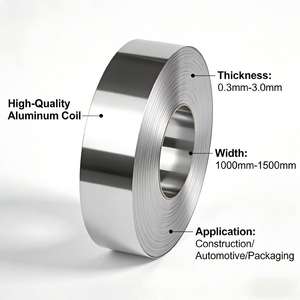 Bobine d'aluminium anodisée ASTM B209 1060 1100 1070 3003 3004 5052 5083 6061 6063 finition usine pour construction, décoration et revêtement de sol - Product Image 2