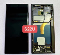 Untuk S22 Ultra/S908 OLED/TFT LCD Layar Sentuh Kecerahan Tinggi dengan Bingkai, Perbaikan Penggantian Layar Ponsel, Garansi 1 Tahun
