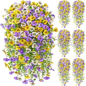 Panier de fleurs artificielles Jin Yaoqing, 30cm-100cm, résistant aux intempéries, pour la décoration de la maison, des mariages et des événements en extérieur - Product Image 4
