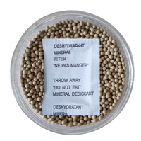 Silica Gel Dessiccant à Haute Activation avec Absorption Rapide de l'Humidité, Naturel et Écologique, Sacs de 3kg pour Stockage en Entrepôt
