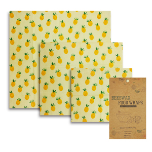 Envoltura de alimentos de cera de abeja 100% envoltura de abeja ecológica natural para envolturas de almacenamiento S M L 3PCs - Product Image 3