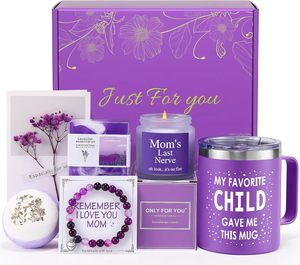 Coffret cadeau unique pour la fête des mères, Noël, anniversaire, tendance mode, soins personnels, spa relaxant de luxe pour maman - Product Image 2