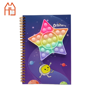 Quaderno A5 a Spirale con Bolle in Silicone per <span class=keywords><strong>Studenti</strong></span>, Quaderno Antistress in Silicone per Bambini, Regalo - Product Image 2