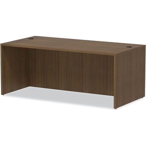 Escritorio Moderno Alera Valencia Series con Frente Recto en Madera de Nogal, 71'' x 35.5'' x 29.63'', Escritorios de Oficina - Product Image 4