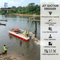 Groupe électrogène diesel à prix d'usine, drague à aspiration par jet, drague à pompe à jet pour l'extraction de sable, d'or et de minéraux