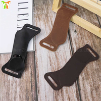 Étui de protection pour couteau pliant en cuir véritable de qualité supérieure, élégant, en forme de S, multifonctionnel, portable, à suspendre à la ceinture