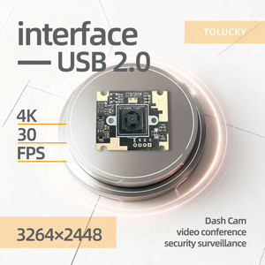 8MP 3264*2448 IMX179 CMOS โมดูลกล้อง USB ปราศจากความผิดเพี้ยนสำหรับการประชุมทางวิดีโอและการตรวจสอบความปลอดภัย - Product Image 4