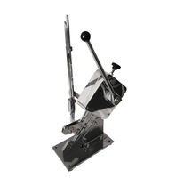 Machine à clipper professionnelle pour double clouage de boyau de saucisse, machine à sceller les saucisses en forme de U avec vis de réglage de la tension