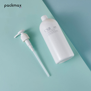 PET slanted shoulder empty <b>bottles</b>: <b>200ml</b> body lotion, 300ml shower gel, 400/500ml shampoo – cosmetic packaging - Product Image 2
