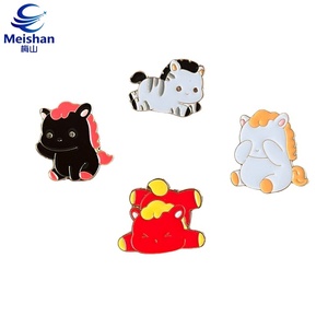 Distintivo da Collezione in Lega Metallica Meishan, Stile Antico, con Motivo Zodiaco Cavallo Inciso, Edizione Anno del Cavallo, Regalo Vintage - Product Image 1