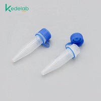 Fournitures de laboratoire Tube à centrifuger stérile médical Tube à centrifuger jetable en plastique avec bouchon à vis
