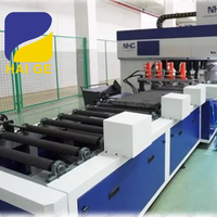 Machine de sciage et de fraisage de plaques d'acier CNC avec une structure de portique à poutre fixe