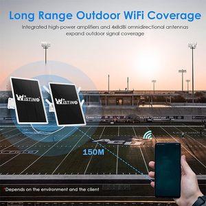 Wistino Dual Solar 4G SIM Card Router Outdoor Waterproof Travel Wireless <b>Wifi</b> Signal Solar Router Double Solar Router Stab - Product Image 6