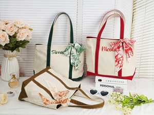 כותנה יוקרתית בד שושבינה תיק כלה רקומה שקית מתנה של 50 - Product Image 4