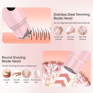 Rasoir électrique sans fil étanche IPX7 pour femmes, épilateur facial indolore, épilateur corporel, tondeuse pour les jambes, le bikini - Product Image 3
