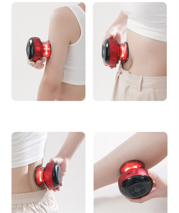 Günstige tragbare Rotlicht therapie Vibrierende Heiz <span class=keywords><strong>massage</strong></span> Kunststoff Trocken Smart Vakuum Schröpfen Gerät - Product Image 4