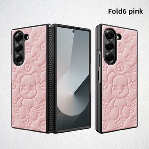 เคสโทรศัพท์ลายหมีดุร้ายรุ่นใหม่สำหรับ Samsung Z Fold 6, เคสโทรศัพท์แบบพับได้, ให้สัมผัสคล้ายหนัง, ส่งตรงจากโรงงาน - Product Image 1