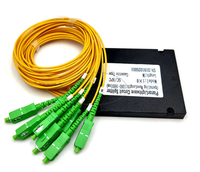 Type de cassette de boîte de diviseur de PLC connecteurs de 1x4 SC/APC pour FTTX FTTH
