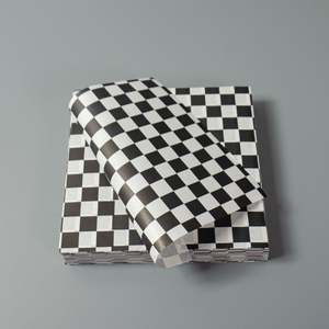 Papier sulfurisé personnalisé imprimé à carreaux, papier enduit de PE personnalisé pour hamburger et sandwich - Product Image 6