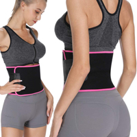 Ceinture de sudation en néoprène personnalisée avec logo pour femme, soutien dorsal, grandes tailles