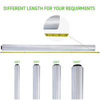 Rouleau d'aluminium de film durable hautement réfléchissant personnalisé SINOWELL pour serre