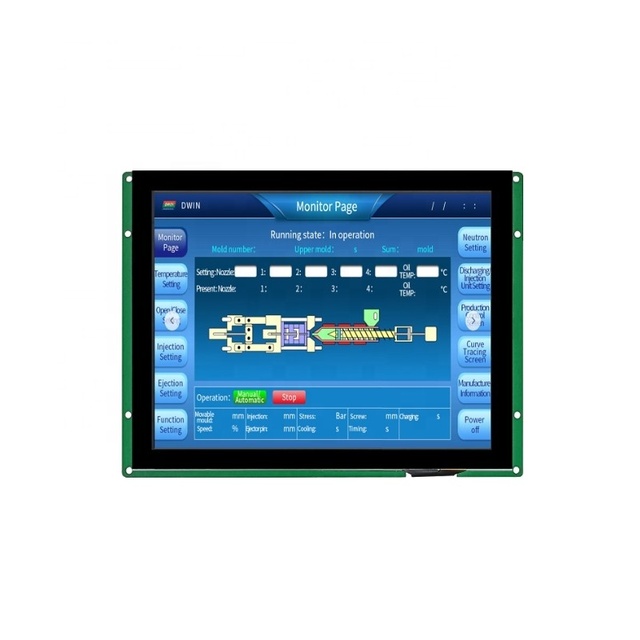 DWIN Industrial Linux Display 8 Inch 1024*768 IPS LCD Display Module HMI Touch Screen Monitor Embedded Capacitive Touch Panel
