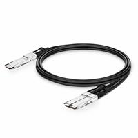 Kabel Tembaga Rak-to-Rack Network Link 200G QSFP-DD ke 2x100G QSFP28 DAC Direct Attach 1m/2m/3m POE 5G