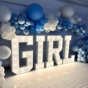 ป้ายไฟ LED ตัวอักษรขนาดใหญ่สั่งทำพิเศษ 3 ฟุต 4 ฟุต สำหรับงานแต่งงาน งานเลี้ยง งานอีเว้นท์ ตกแต่ง - Product Image 2