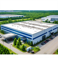 Bâtiment d'atelier d'entrepôt en structure métallique industrielle préfabriquée sur mesure, robuste, pour usine d'énergie nouvelle, certifié CE, longue durée de vie