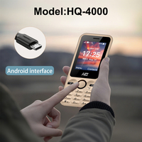 Téléphone d'usine d'origine pour aînés, double SIM, double veille Java, clavier QWERTY supporté, affichage OLED, fonction mobile