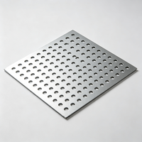 Plaque en aluminium perforée sur mesure, maille perforée pour support de panneau solaire