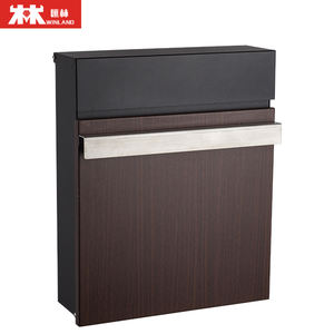 Boîte aux lettres en métal étanche pour extérieur, bureau et jardin Boîte aux lettres en tôle galvanisée pour <span class=keywords><strong>la</strong></span> livraison du courrier d'appartement - Product Image 5