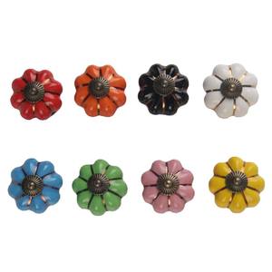 مقبض سيراميك زنك عتيق طراز كلاسيكي درج كرتون خزانة مقبض باب مقبض أكريليك نحاسي زماك صلب راتنج خشب لغرفة المعيشة - Product Image 4